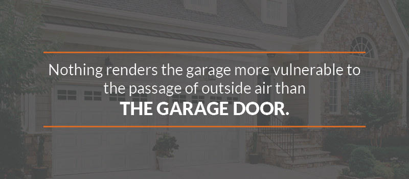 Improve energy efficiency in your garage by eliminating garage door drafts.