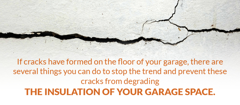 Stop cracks in your garage door floor